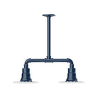 Montclair Light Works - Radial 8" 2-Light Stem Hung Pendant Light - MSB157-50 - Canada Light Shop