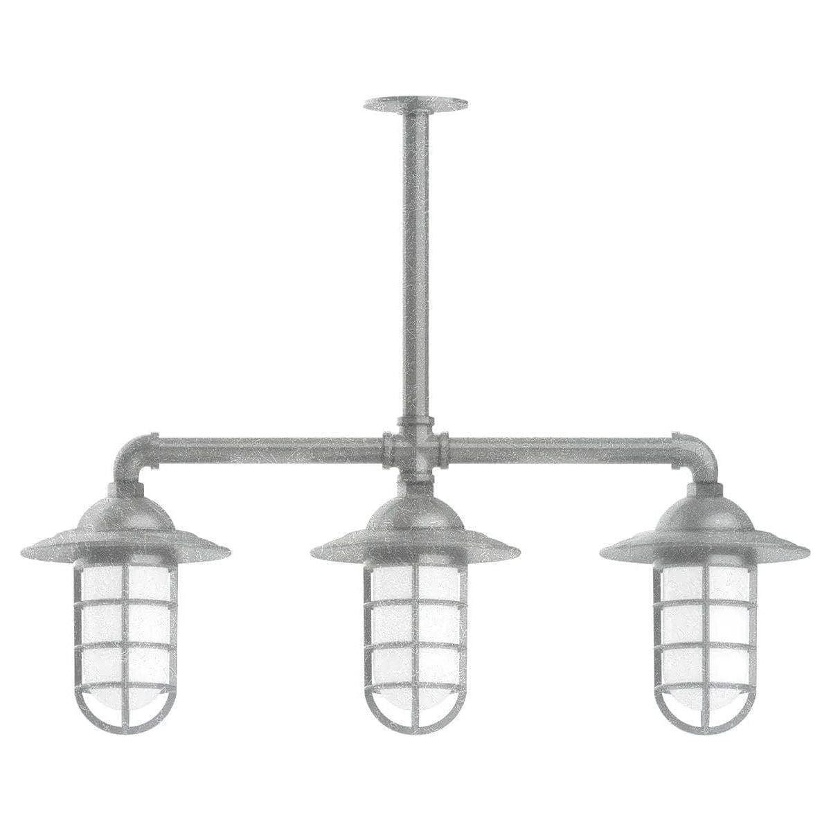 Montclair Light Works - Vaportite 3-Light Stem Hung Pendant Light - MSK052-49 - Canada Light Shop