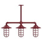Montclair Light Works - Vaportite 3-Light Stem Hung Pendant Light - MSK052-55 - Canada Light Shop