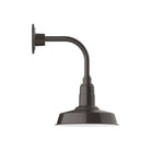 Montclair Light Works - Warehouse 10" Curved Arm Wall Light - GNT181-51 - Canada Light Shop