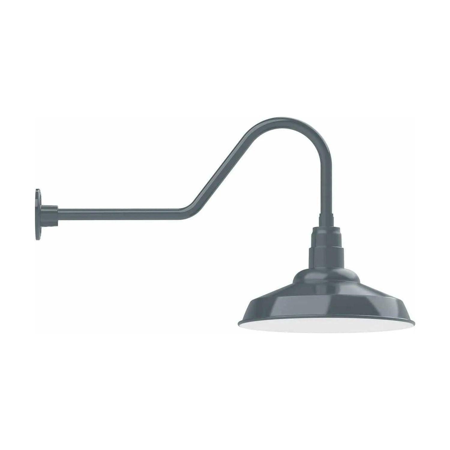 Montclair Light Works - Warehouse 16" Gooseneck Wall Light - GNC184-40 - Canada Light Shop