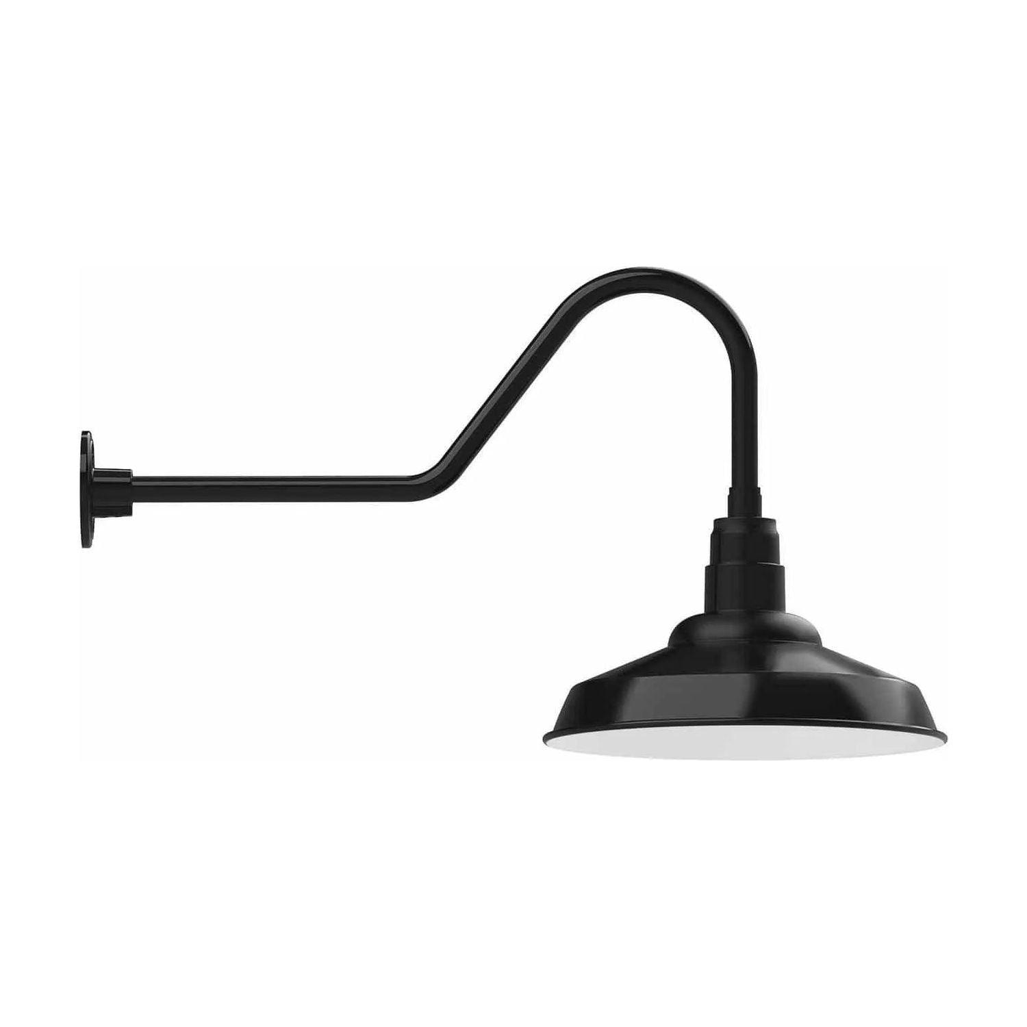 Montclair Light Works - Warehouse 16" Gooseneck Wall Light - GNC184-41 - Canada Light Shop