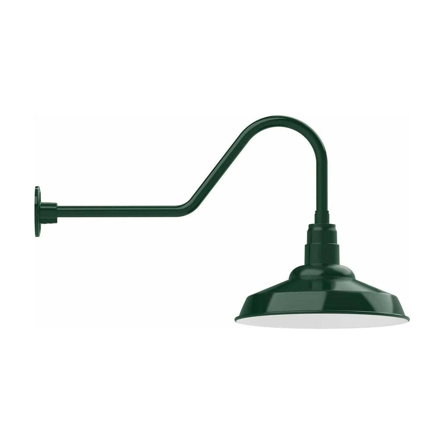 Montclair Light Works - Warehouse 16" Gooseneck Wall Light - GNC184-42 - Canada Light Shop