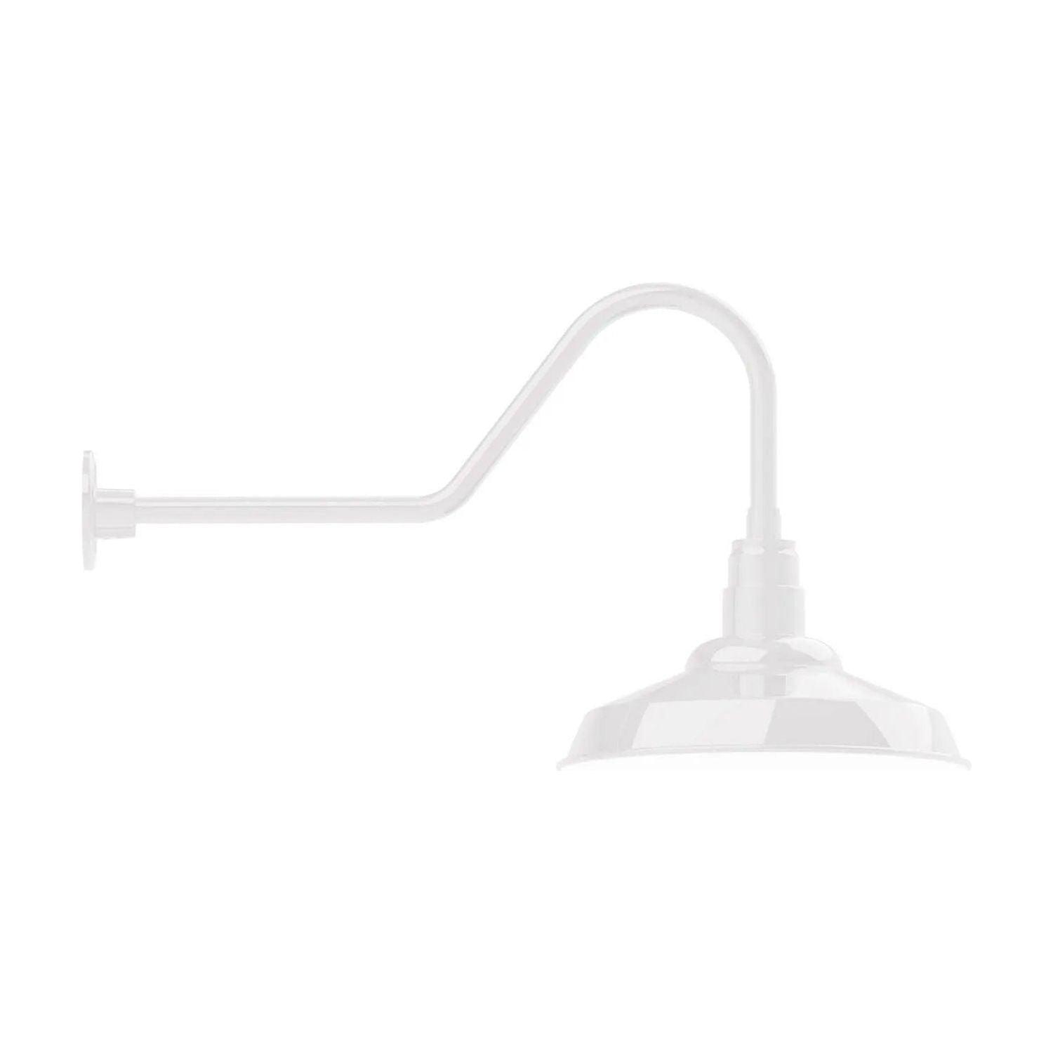 Montclair Light Works - Warehouse 16" Gooseneck Wall Light - GNC184-44 - Canada Light Shop