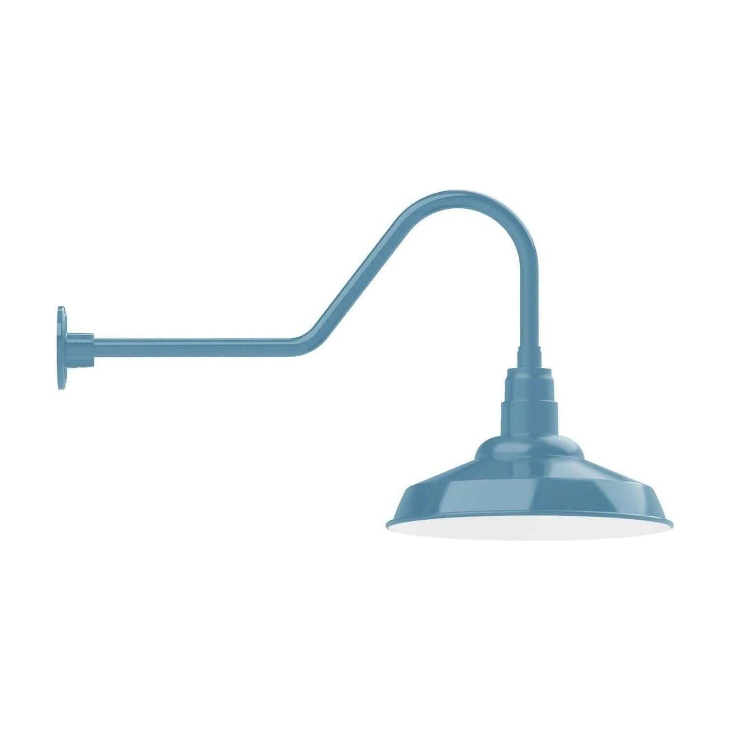 Montclair Light Works - Warehouse 16" Gooseneck Wall Light - GNC184-54 - Canada Light Shop