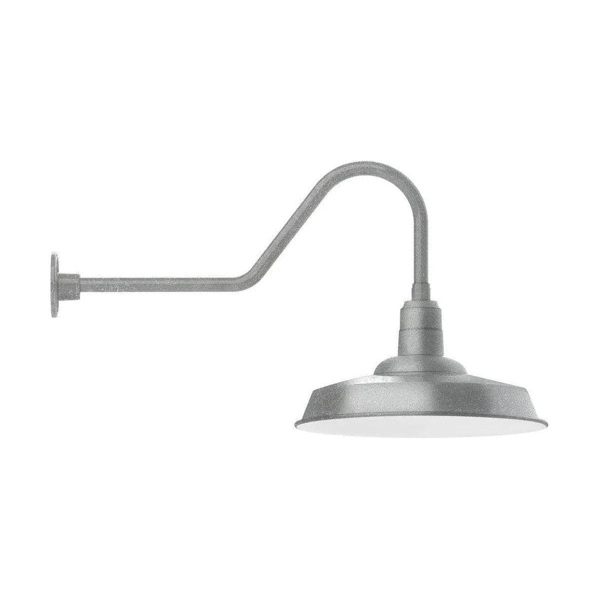 Montclair Light Works - Warehouse 18" Gooseneck Wall Light - GNC185-49 - Canada Light Shop