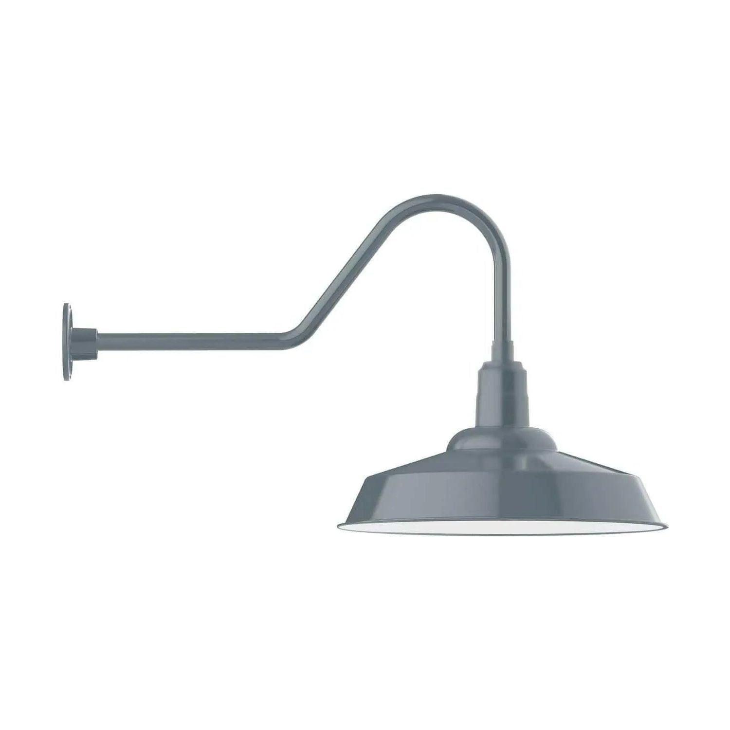 Montclair Light Works - Warehouse 20" Gooseneck Wall Light - GNC186-40 - Canada Light Shop