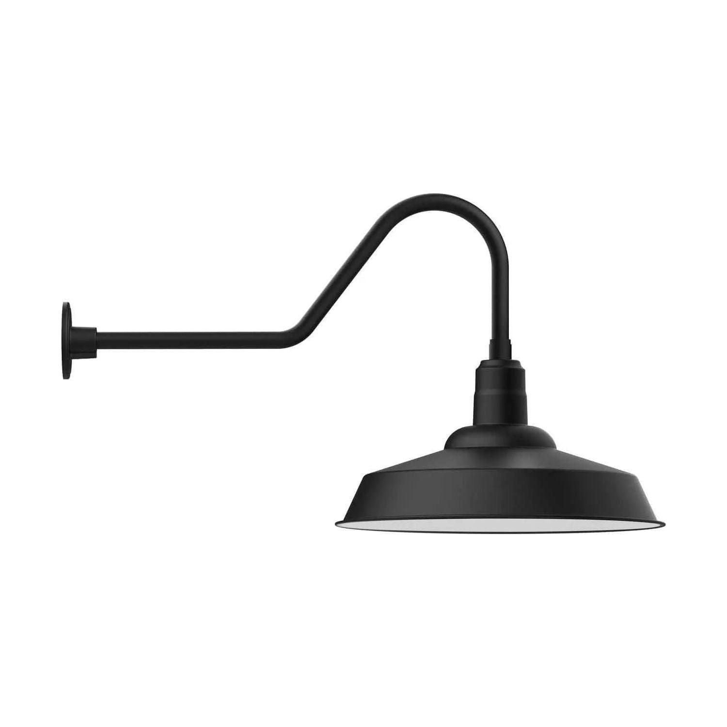 Montclair Light Works - Warehouse 20" Gooseneck Wall Light - GNC186-41 - Canada Light Shop