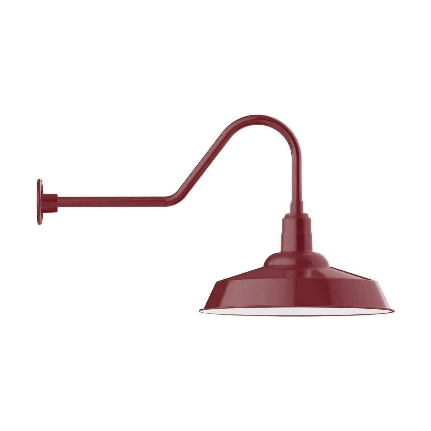 Montclair Light Works - Warehouse 20" Gooseneck Wall Light - GNC186-55 - Canada Light Shop