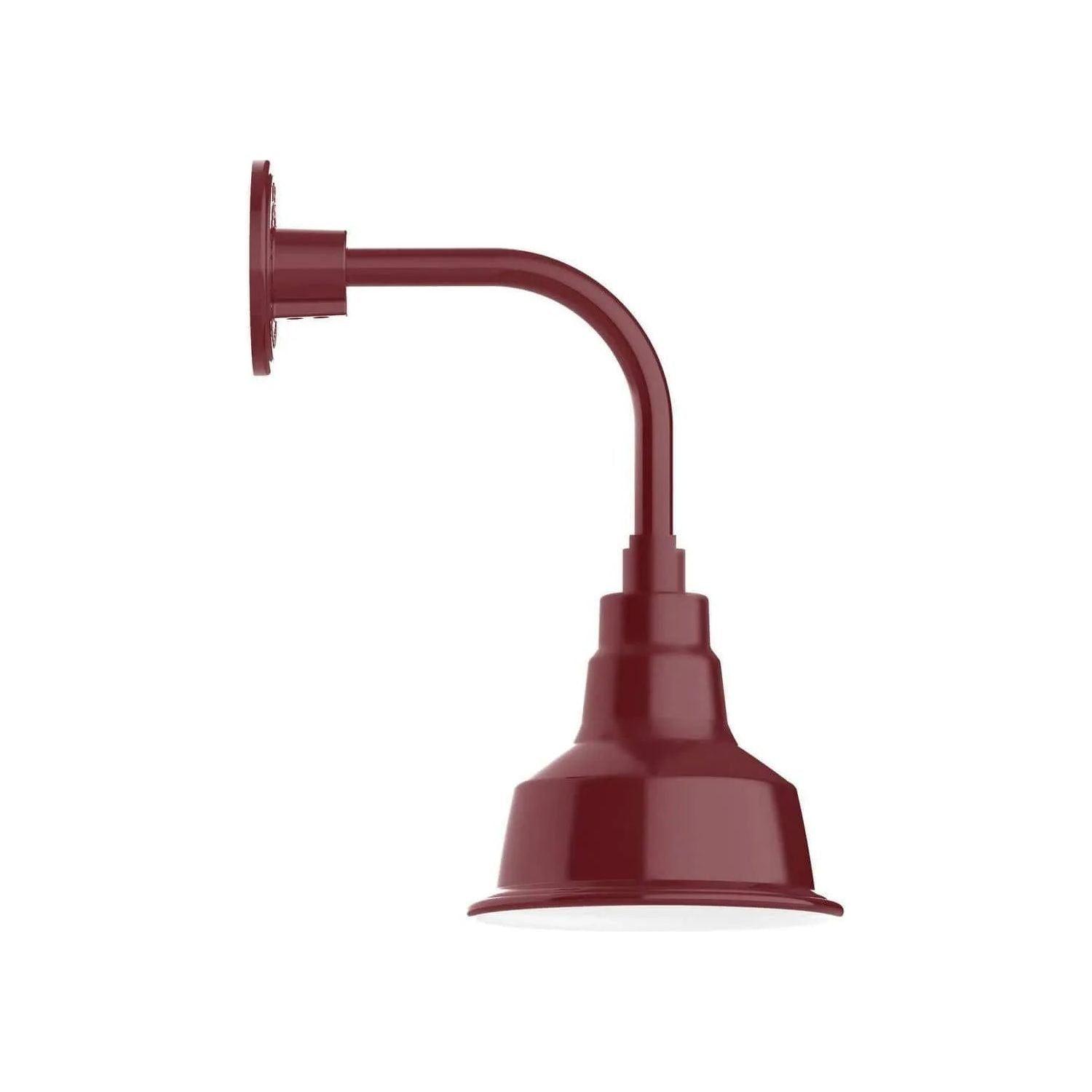 Montclair Light Works - Warehouse 8" Curved Arm Wall Light - GNT180-55 - Canada Light Shop