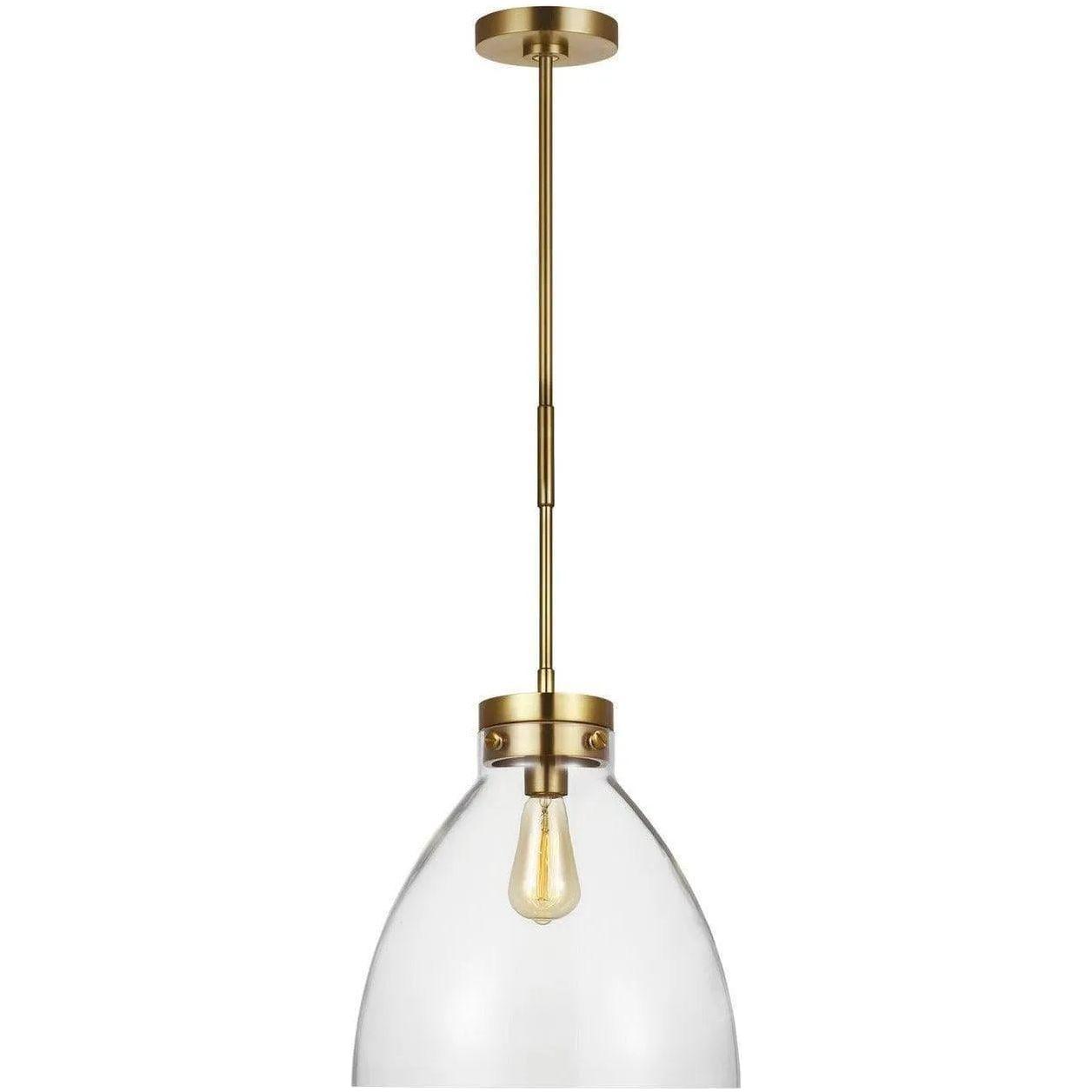 Visual Comfort Studio Collection - Garrett Wide Pendant - CP1121BBS - Canada Light Shop