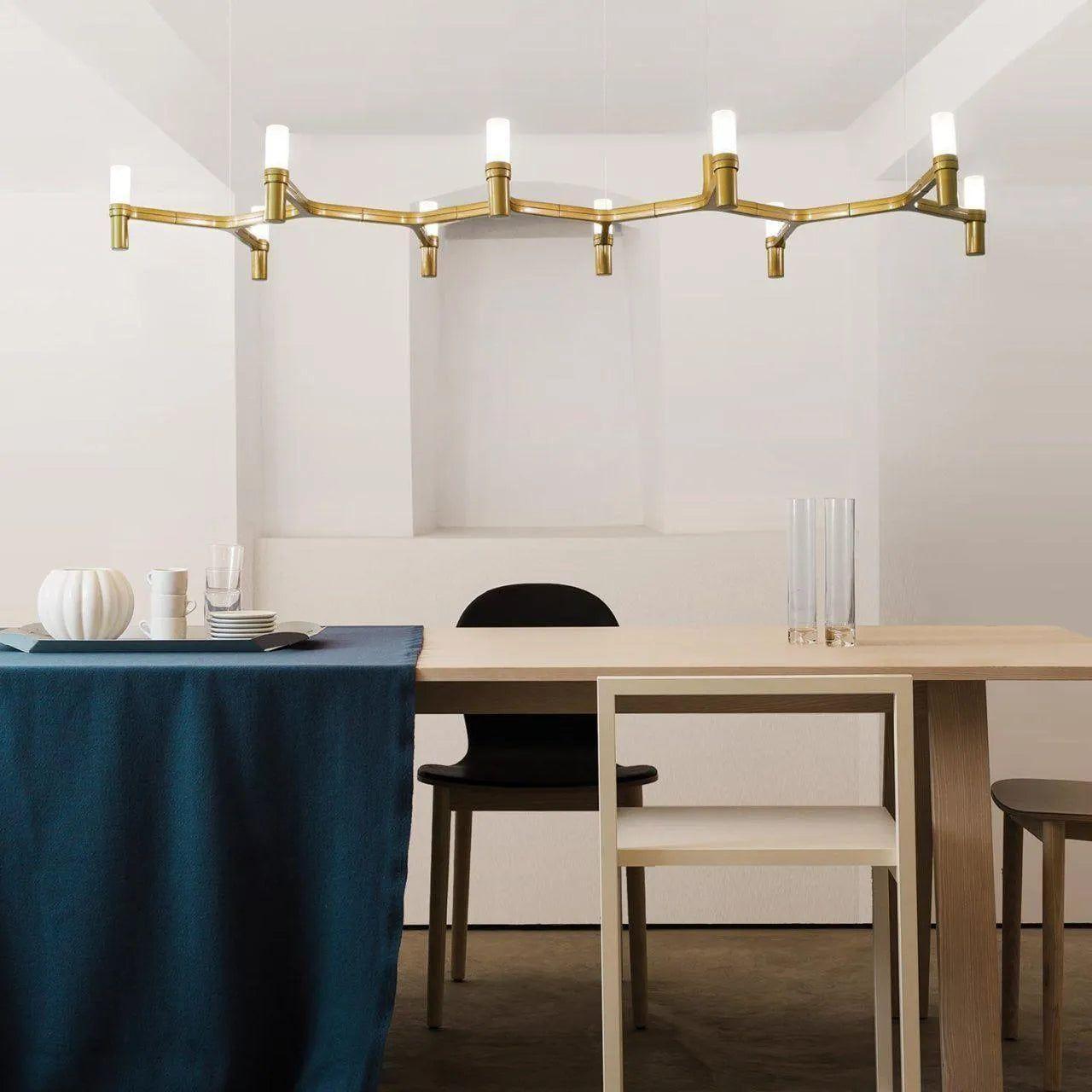 Nemo Lighting - Crown Plana Linea Pendant - CRO HNW 54 - Canada Light Shop