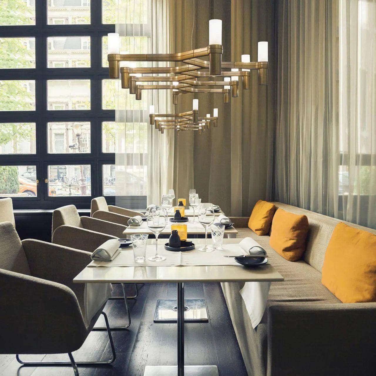 Nemo Lighting - Crown Plana Linea Pendant - CRO HNW 54 - Canada Light Shop