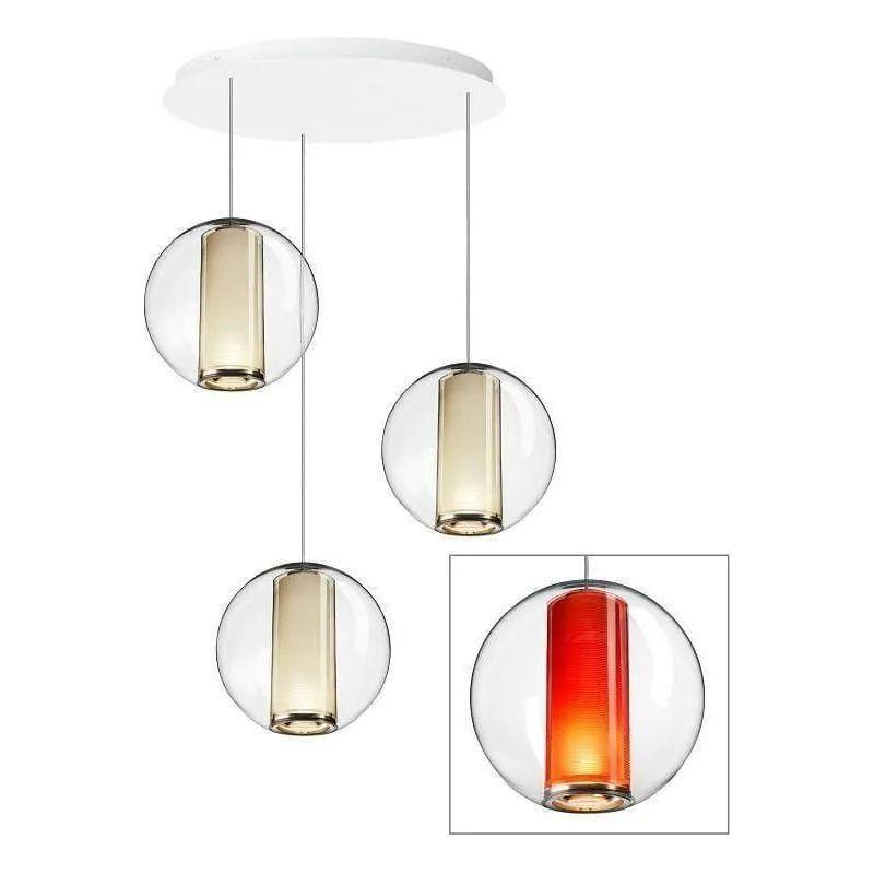 Pablo Designs - Bel Occhio Chandelier 3 - BELO CHAN 16/3 ORG - Canada Light Shop