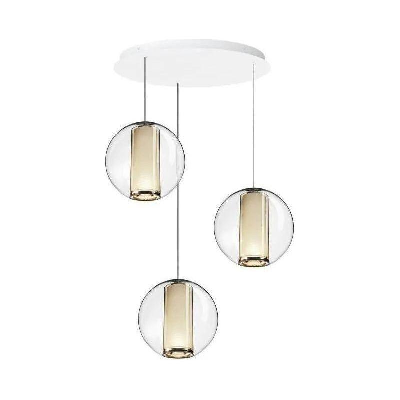Pablo Designs - Bel Occhio Chandelier 3 - BELO CHAN 16/3 WHT - Canada Light Shop