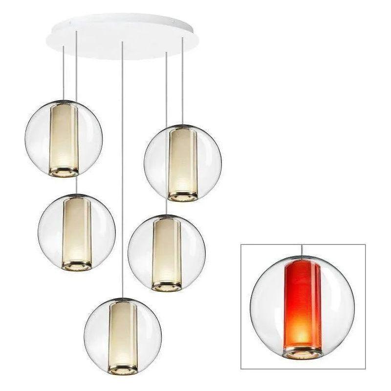 Pablo Designs - Bel Occhio Chandelier 5 - BELO CHAN 16/5 ORG - Canada Light Shop