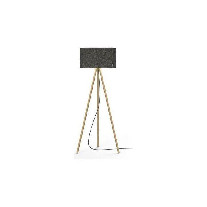 Pablo Designs - Belmont LED Floor Lamp - BELM FLR GPT/OAK - Canada Light Shop