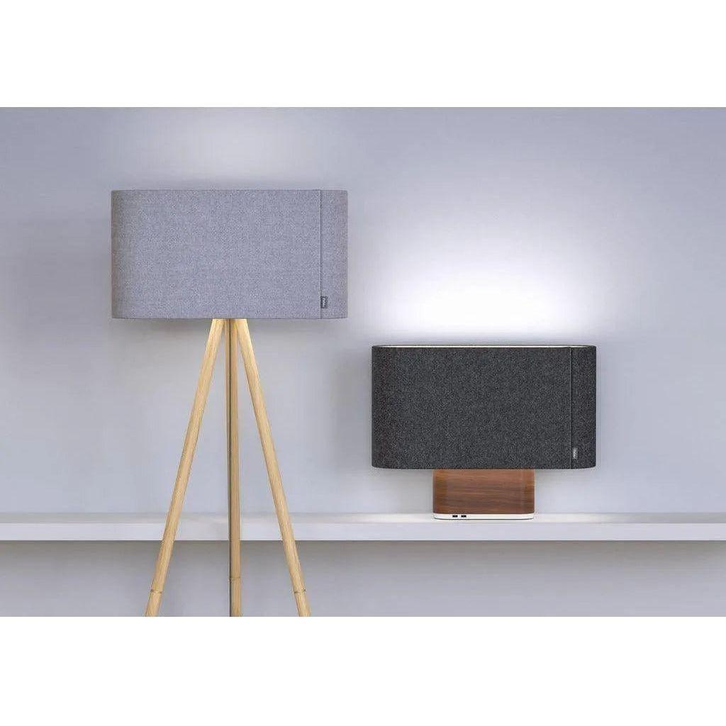 Pablo Designs - Belmont LED Floor Lamp - BELM FLR GPT/OAK - Canada Light Shop