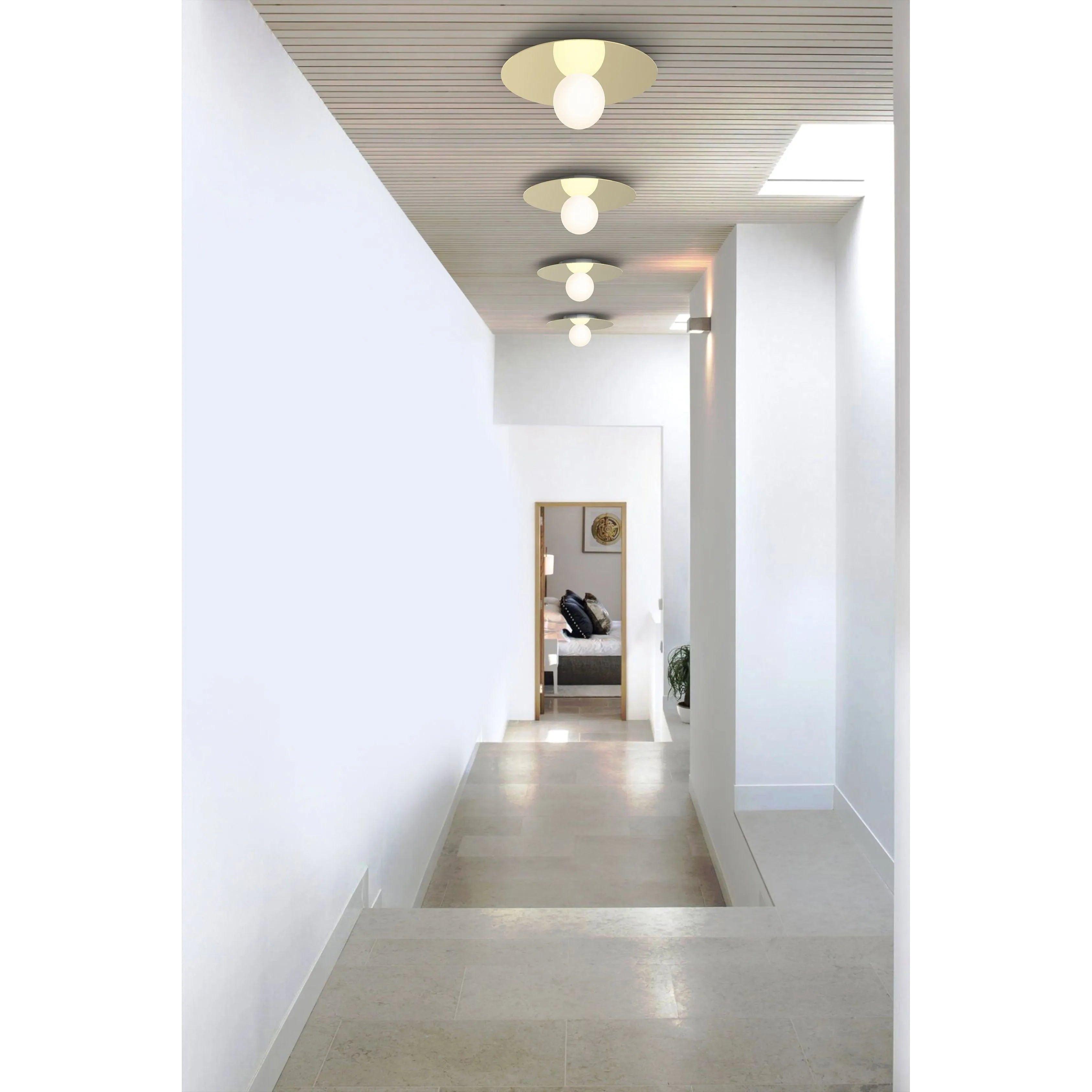 Pablo Designs - Bola Disc Flush Mount - BOLA FSH 12 BLK - Canada Light Shop