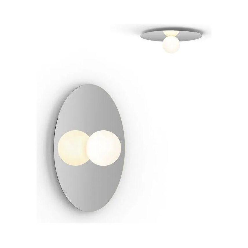 Pablo Designs - Bola Disc Flush Mount - BOLA FSH 18 CRM - Canada Light Shop
