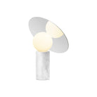 Pablo Designs - Bola Disc Table Lamp - BOLA-TBL-12-WHT-CRM - Canada Light Shop