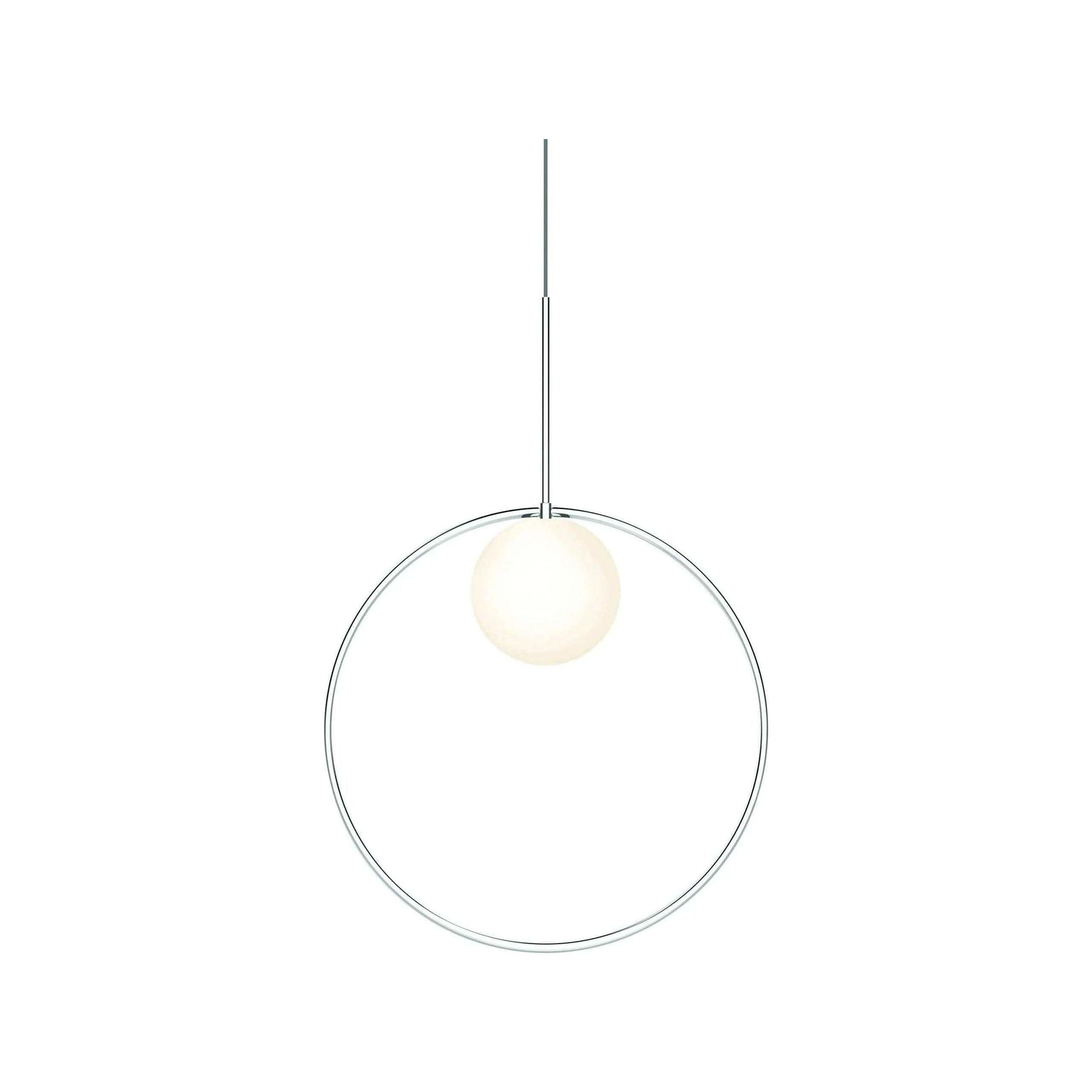 Pablo Designs - Bola Halo Pendant - BOLA HALO 18 CRM - Canada Light Shop