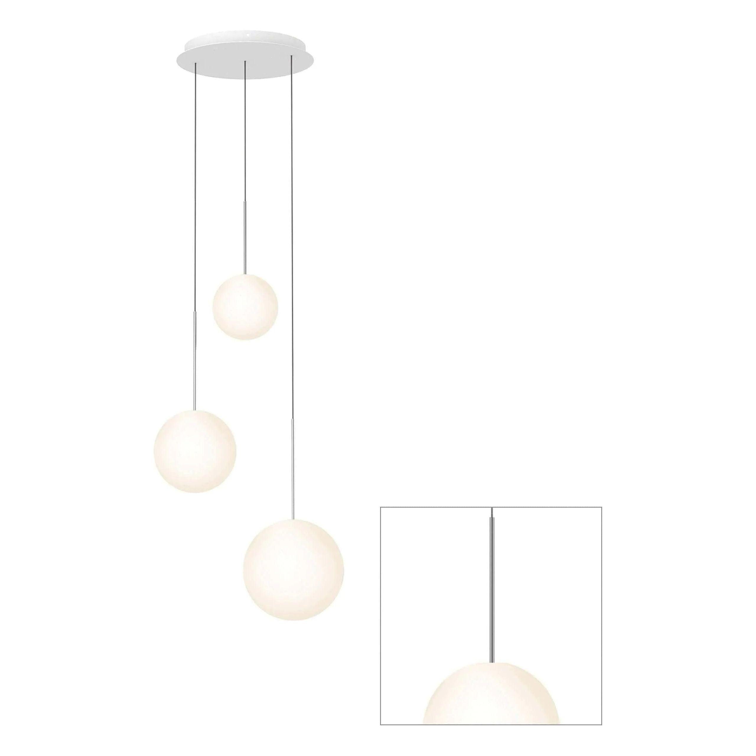 Pablo Designs - Bola Sphere Chandelier - BOLA SPH 456810 BLK - Canada Light Shop