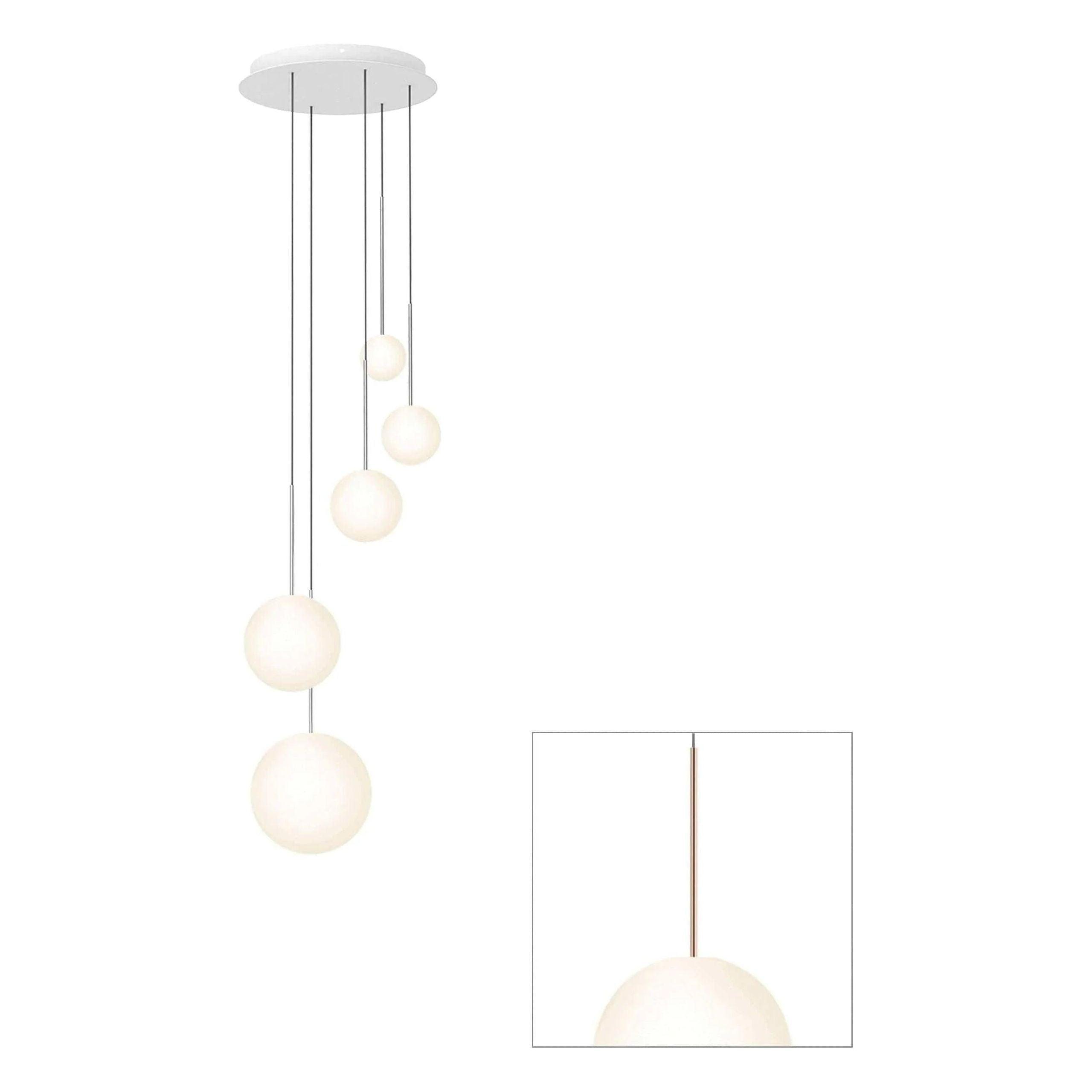 Pablo Designs - Bola Sphere Chandelier - BOLA SPH 456810 RG - Canada Light Shop