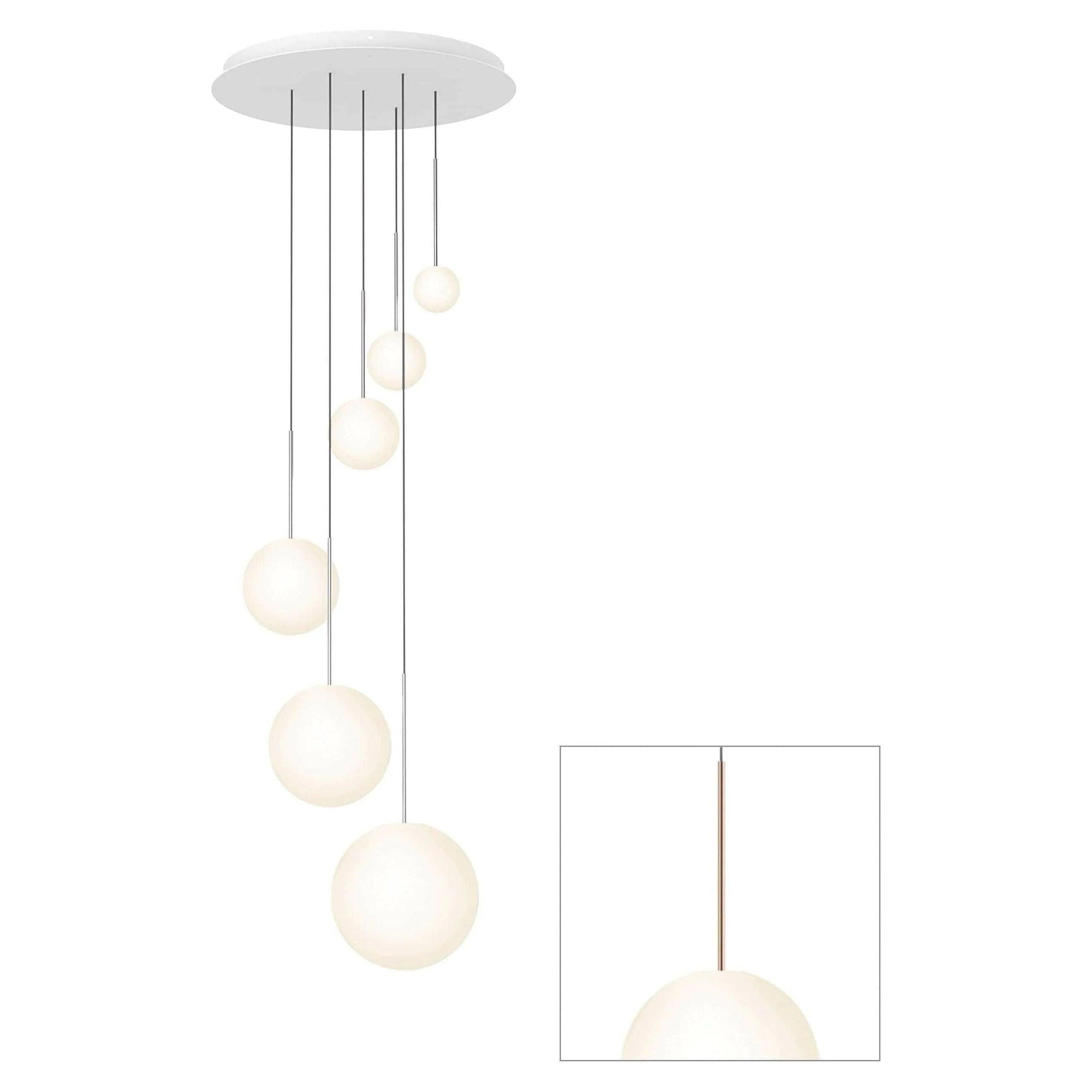 Pablo Designs - Bola Sphere Chandelier - BOLA SPH 45681012 RG - Canada Light Shop