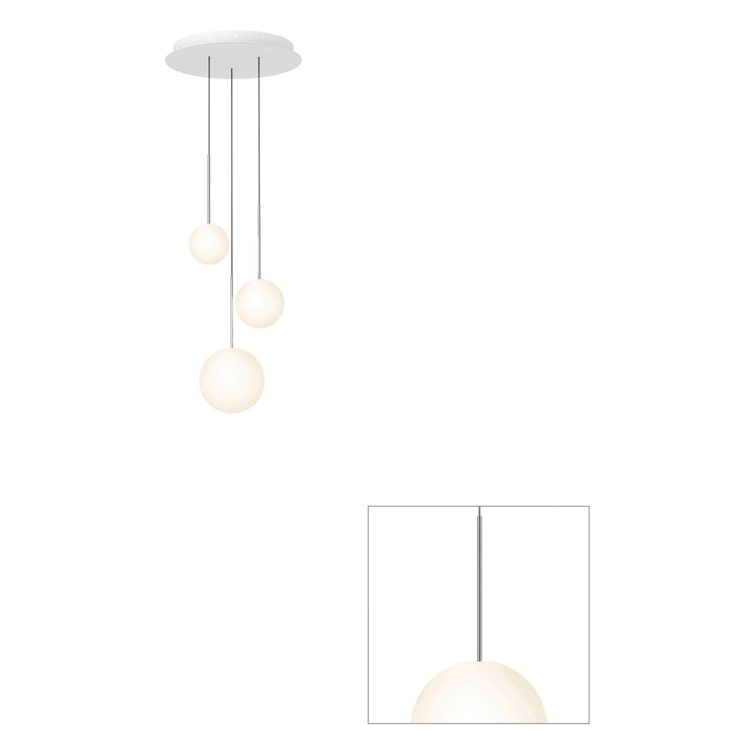 Pablo Designs - Bola Sphere Chandelier - BOLA SPH 568 GUN - Canada Light Shop