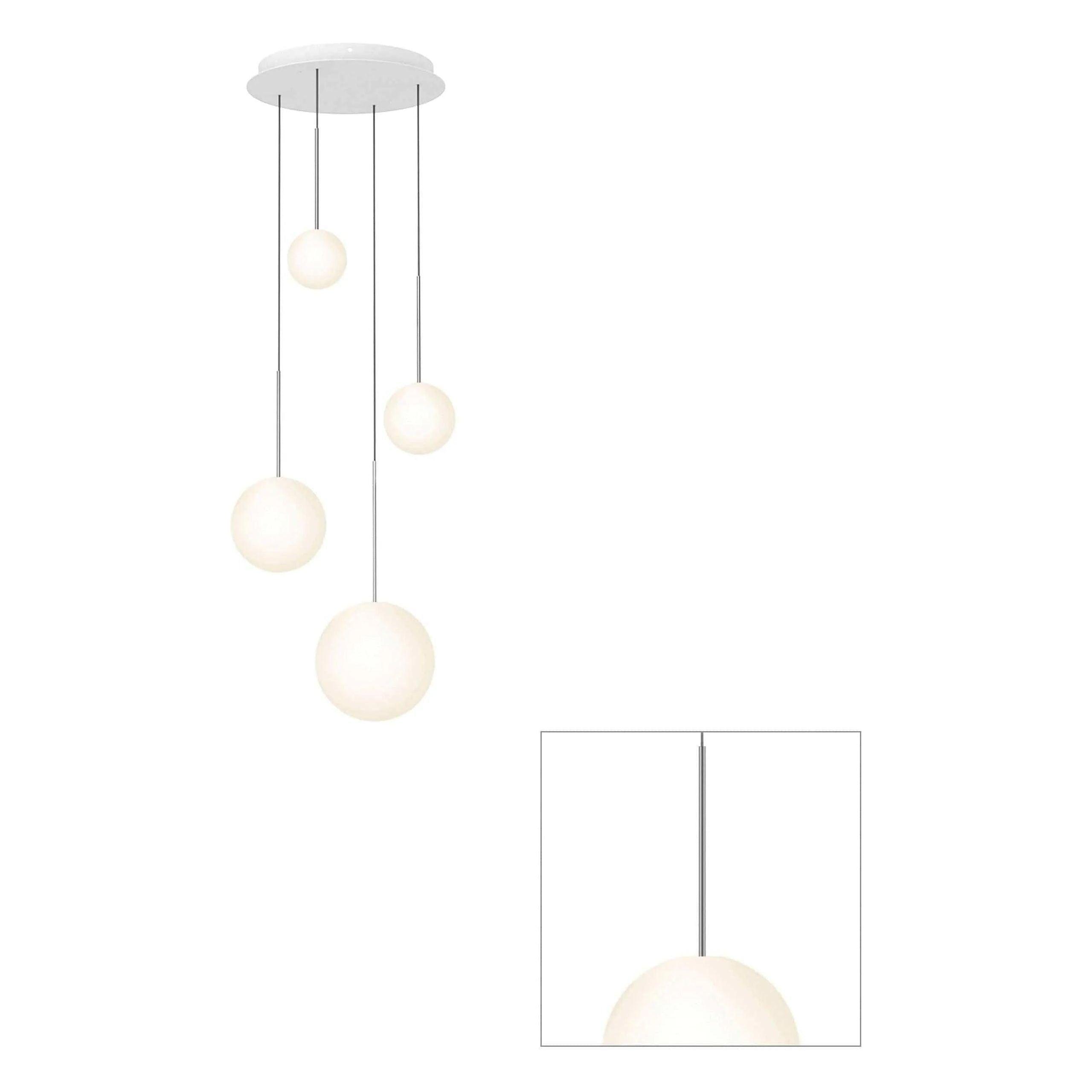 Pablo Designs - Bola Sphere Chandelier - BOLA SPH 56810 GUN - Canada Light Shop