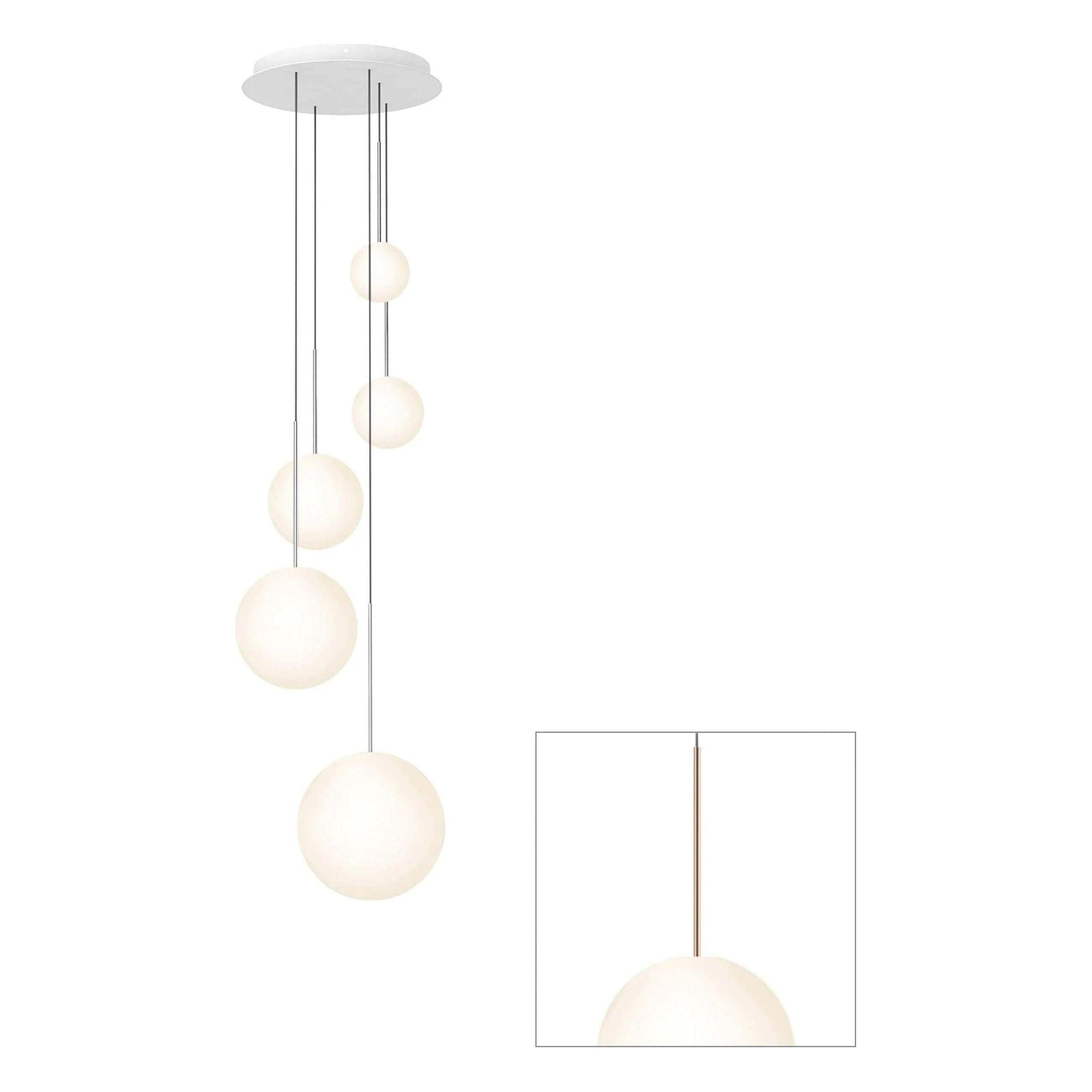 Pablo Designs - Bola Sphere Chandelier - BOLA SPH 5681012 RGD - Canada Light Shop