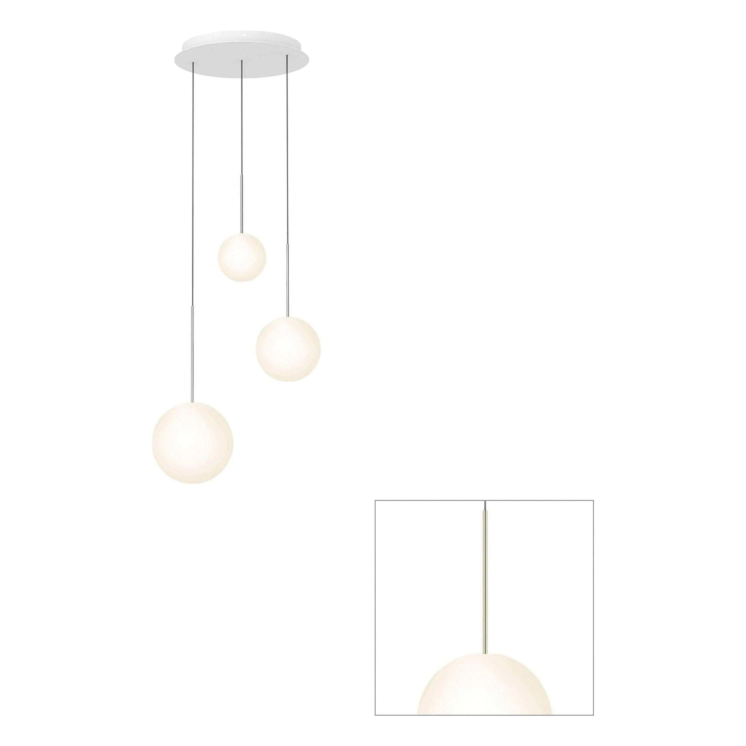 Pablo Designs - Bola Sphere Chandelier - BOLA SPH 6810 BRA - Canada Light Shop