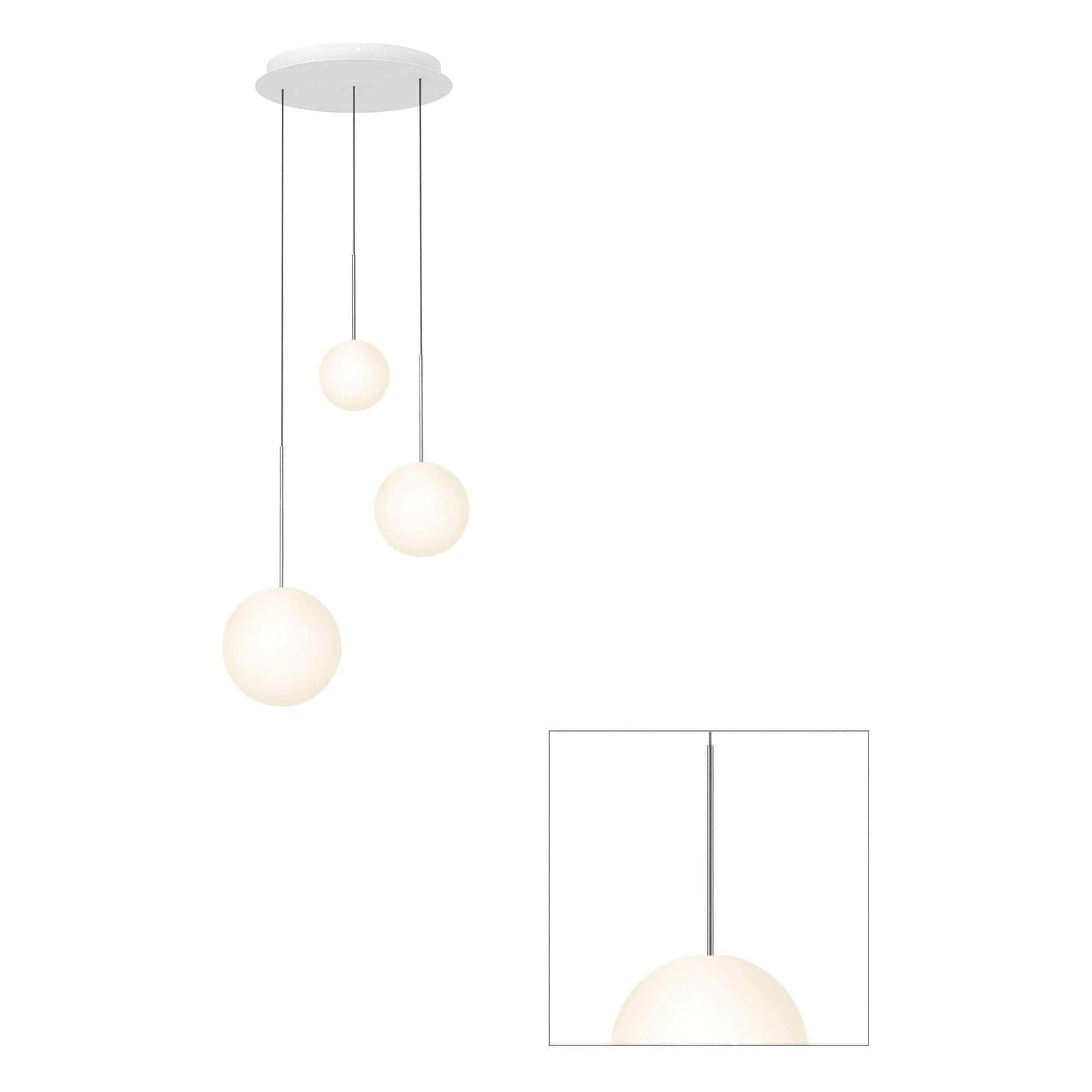 Pablo Designs - Bola Sphere Chandelier - BOLA SPH 6810 GUN - Canada Light Shop
