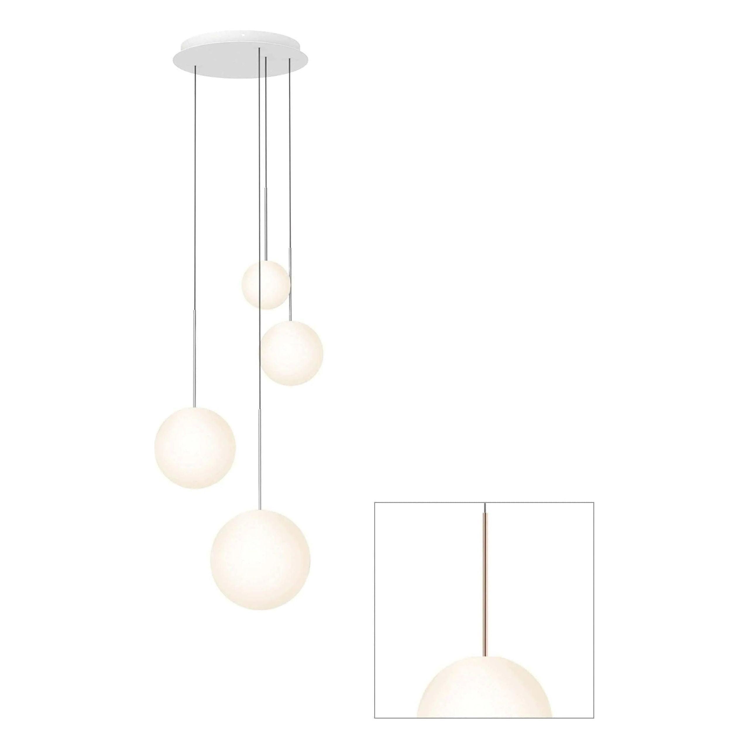 Pablo Designs - Bola Sphere Chandelier - BOLA SPH 681012 RGD - Canada Light Shop