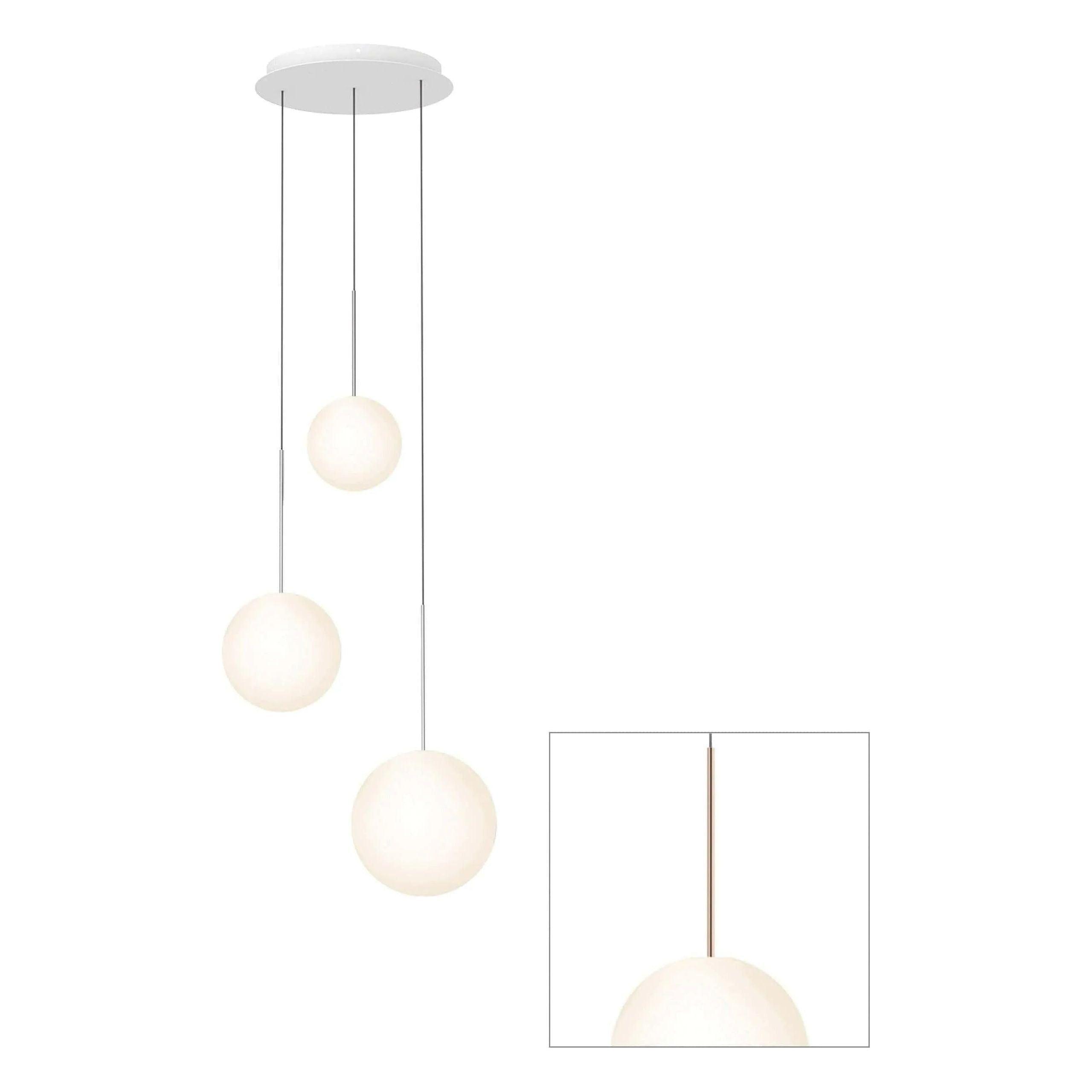 Pablo Designs - Bola Sphere Chandelier - BOLA SPH 81012 RGD - Canada Light Shop