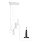 Pablo Designs - Cielo Chandelier 5 - CIEL CHND 5 BLK/BLK/BLK - Canada Light Shop