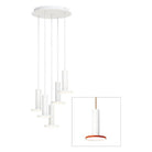 Pablo Designs - Cielo Chandelier 5 - CIEL CHND 5 WHT/TOM/COP - Canada Light Shop