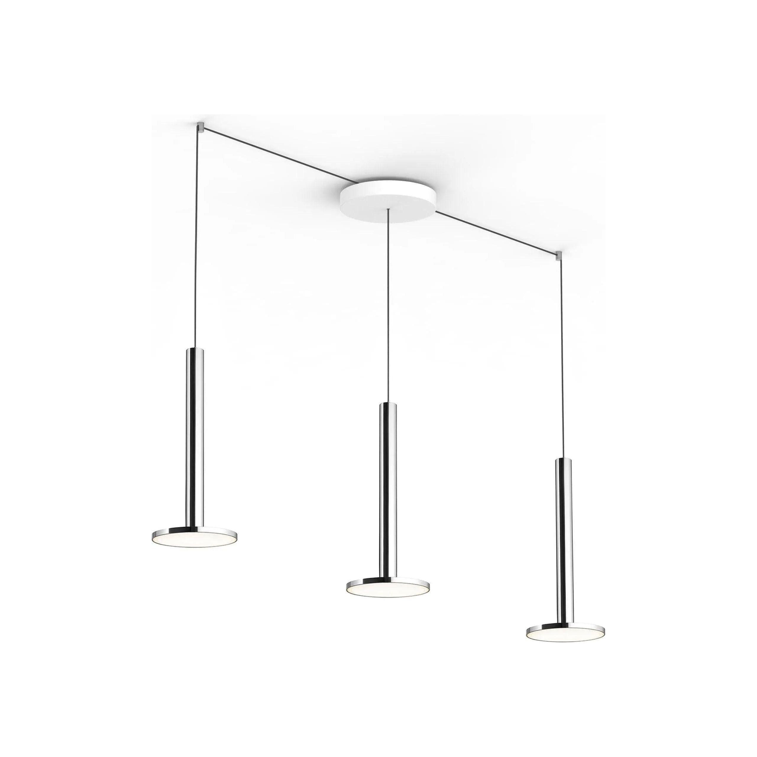 Pablo Designs - Cielo XL Multi-Light 3 - CIEL XL CAN 9 WHT + CIEL XL POL SLV X 3 - Canada Light Shop
