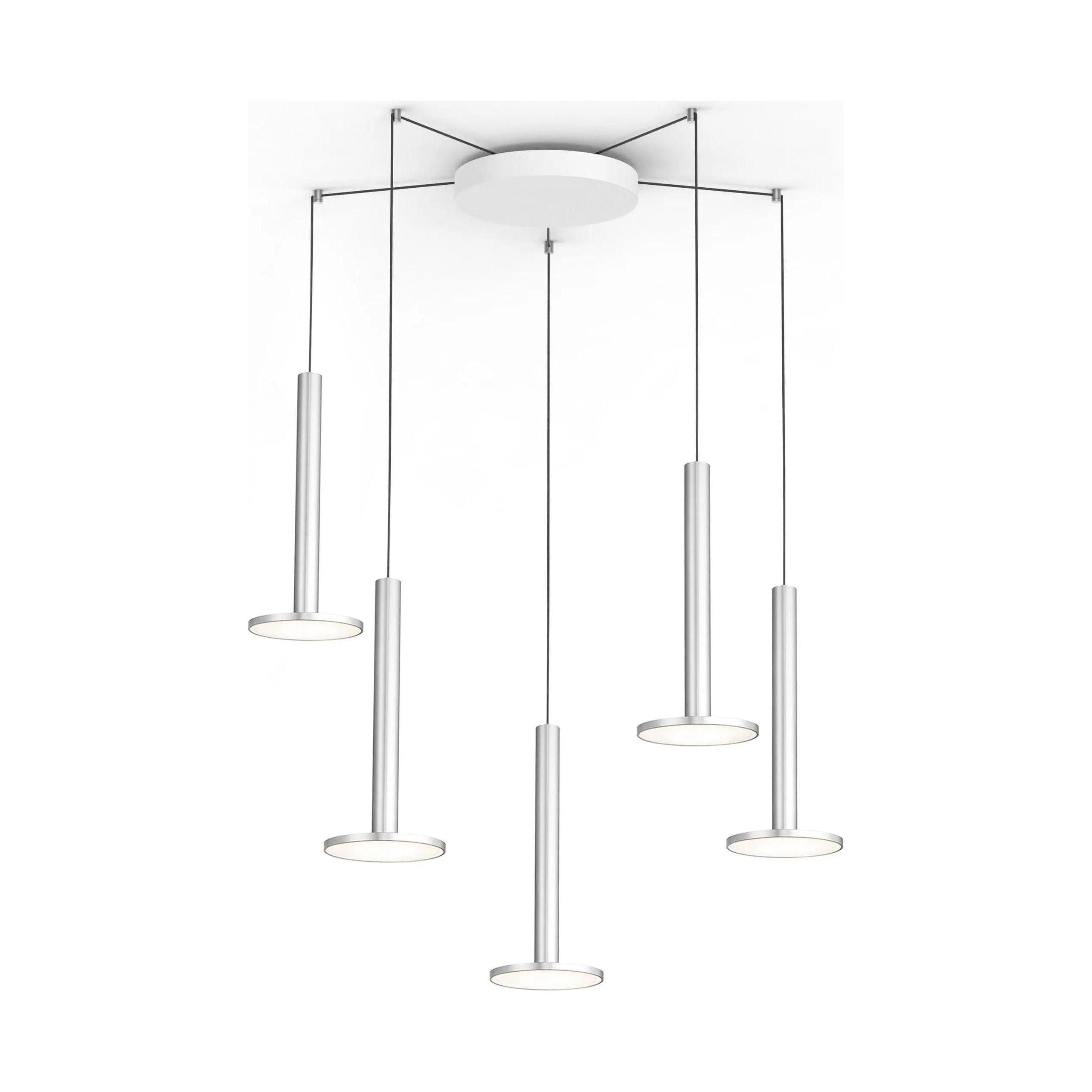 Pablo Designs - Cielo XL Multi-Light 5 - CIEL XL CAN 12 WHT + CIEL XL SLV X 5 - Canada Light Shop