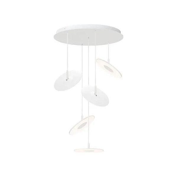 Pablo Designs - Circa Chandelier 5 - CIRC CHAN 12/5 WHT - Canada Light Shop