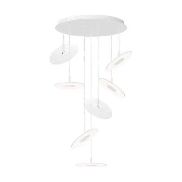 Pablo Designs - Circa Chandelier 7 - CIRC CHAN 12/7 WHT - Canada Light Shop