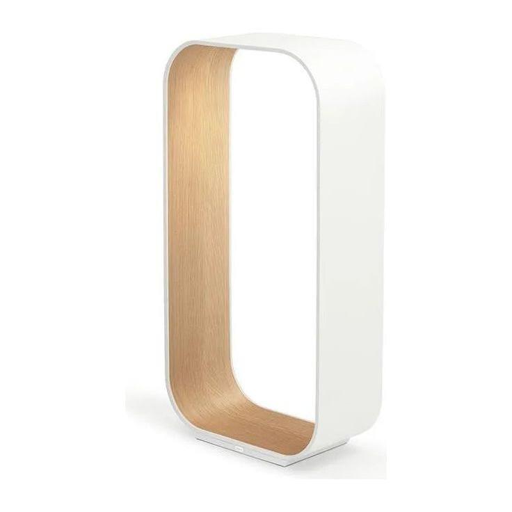 Pablo Designs - Contour Table Lamp - CONT LRG WHT/OAK - Canada Light Shop