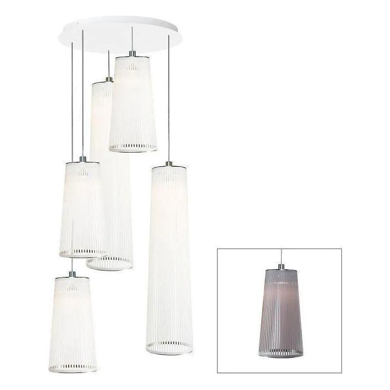 Pablo Designs - Solis Chandelier 5 - SOLI CHAN MIX 24/48 - 5 SLV - Canada Light Shop