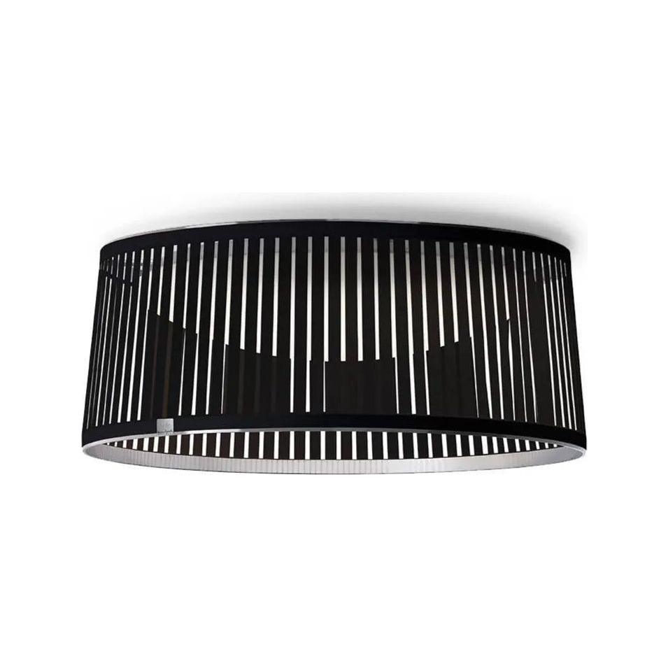 Pablo Designs - Solis Drum Flush Mount - SOLI DR FSH 24 BLK - Canada Light Shop