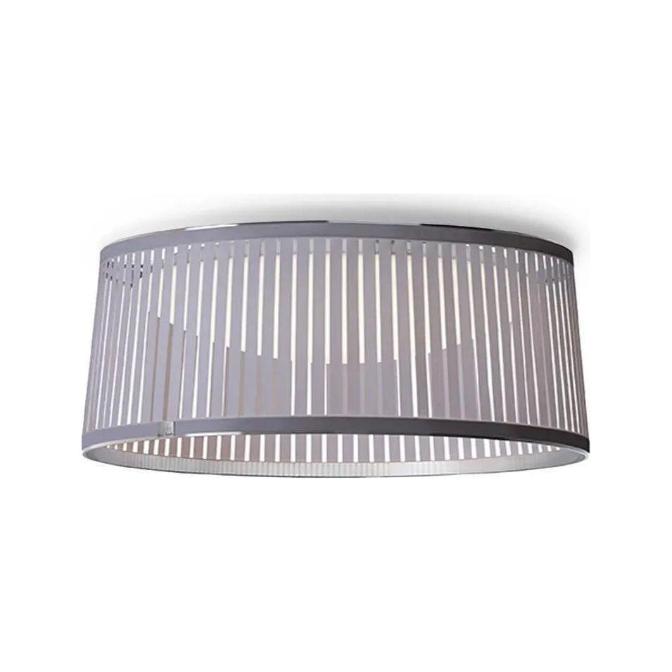 Pablo Designs - Solis Drum Flush Mount - SOLI DR FSH 24 SLV - Canada Light Shop