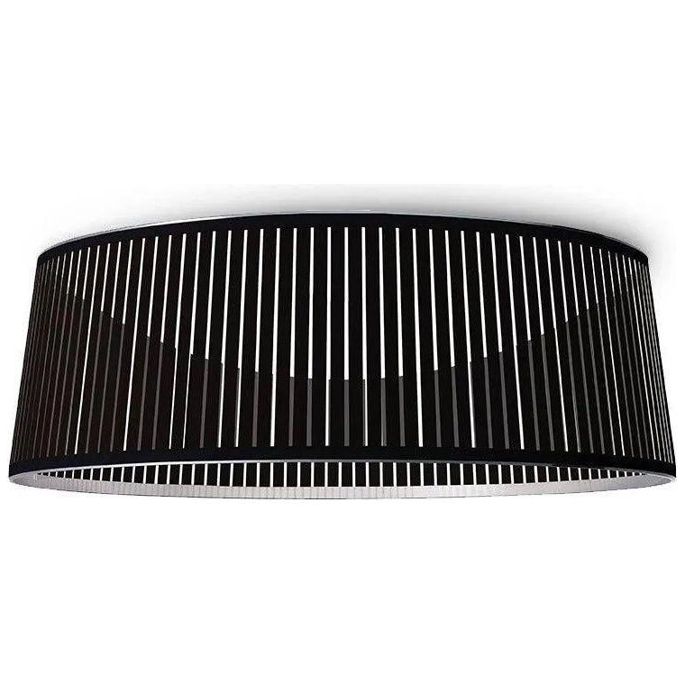 Pablo Designs - Solis Drum Flush Mount - SOLI DR FSH 36 BLK - Canada Light Shop