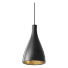 Pablo Designs - Swell Single Pendant - SWEL NRW BLK/BRA - Canada Light Shop