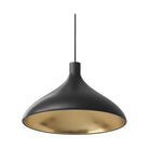 Pablo Designs - Swell Single Pendant - SWEL WID BLK/BRA - Canada Light Shop