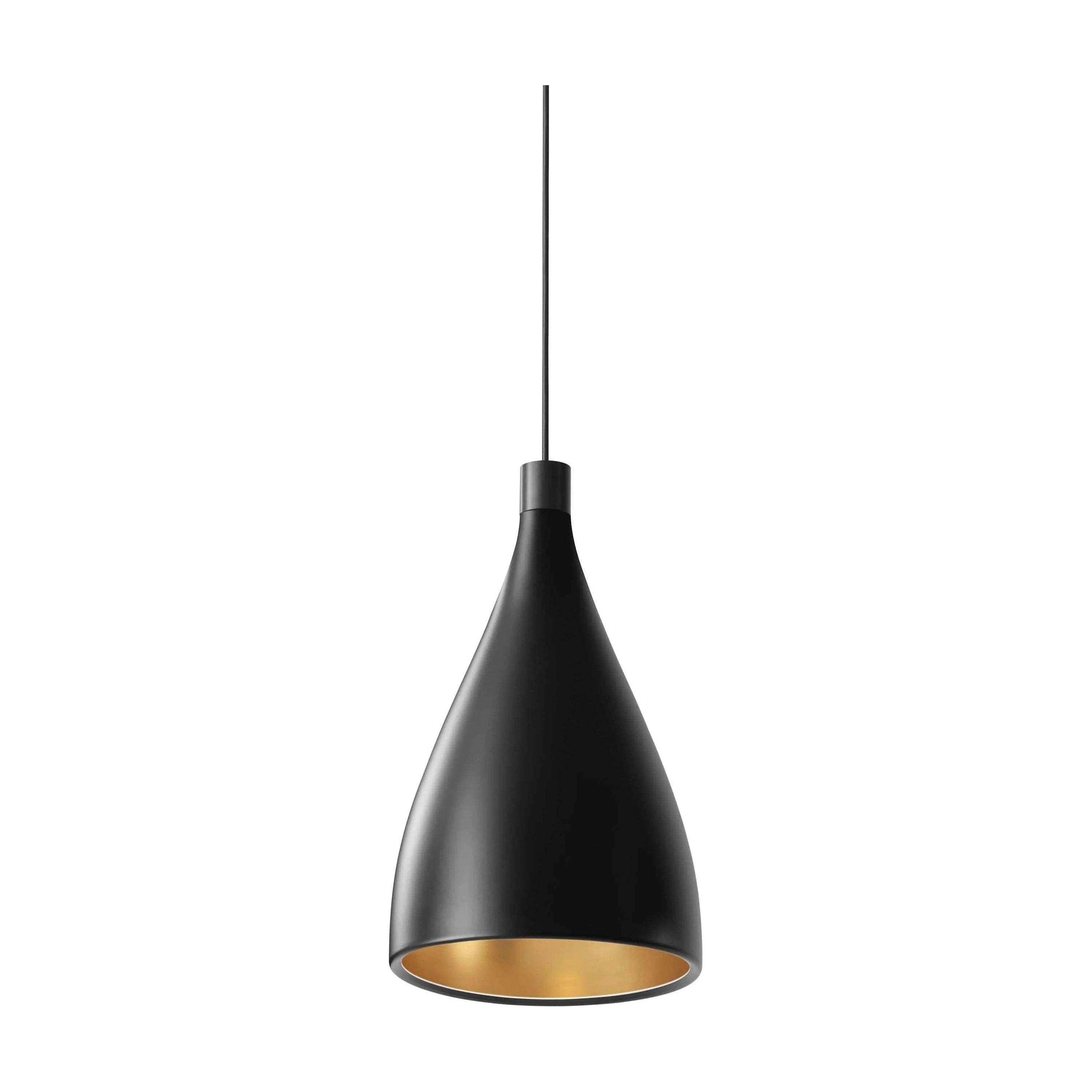 Pablo Designs - Swell XL Single Pendant - SWEL SNG XL NRW BLK/BRA - Canada Light Shop